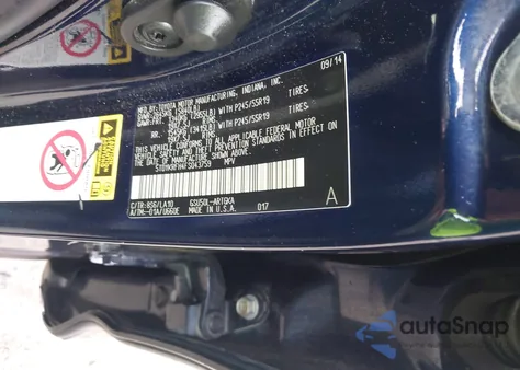 2015 Toyota Highlander Limited V6 from USA, damaged, VIN 5TDYKRFH4FS043759